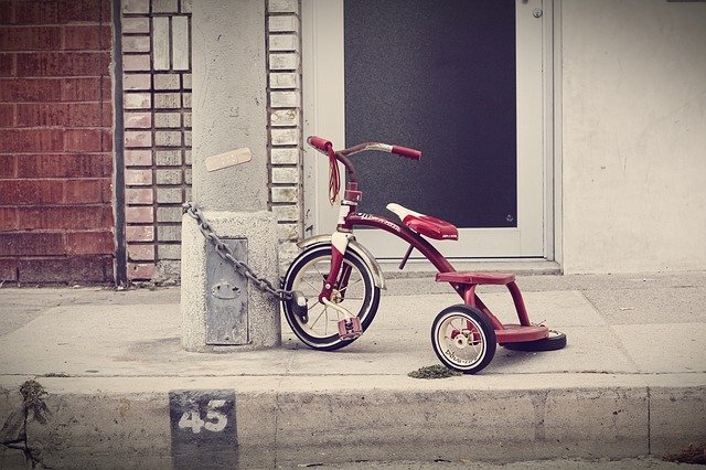 three wheeled bicycle for kids
